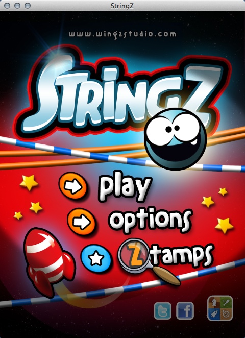 StringZ 1.1 : Main Menu