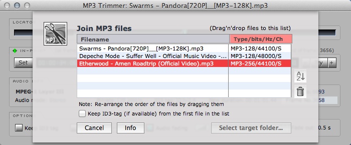 MP3 Trimmer 3.1 : Joining MP3 Files