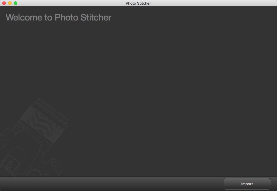 iFotosoft Photo Stitcher for Mac 2.1 : Main Window