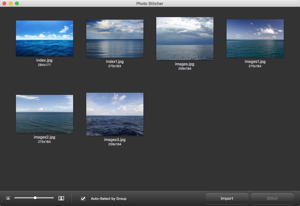 iFotosoft Photo Stitcher for Mac 2.1 : Add Images