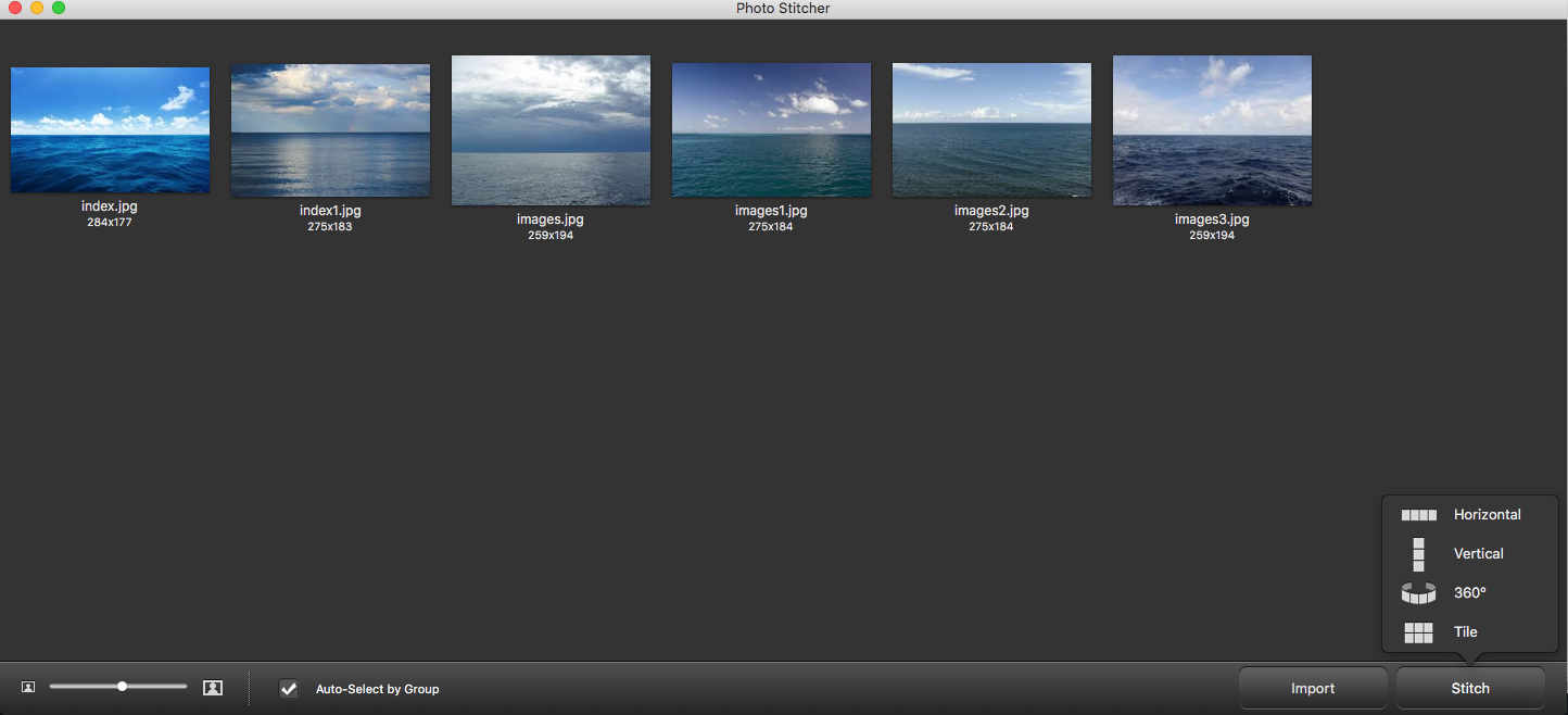 iFotosoft Photo Stitcher for Mac 2.1 : Stitch Options
