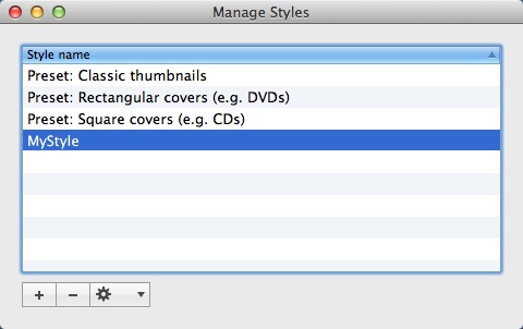 Add Folder Icons 3.0 : Managing Styles