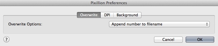 Pixillion Image Converter Software 3.0 : Preferences Window