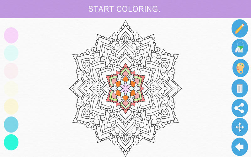 Zen Coloring Book For Adults 2.0 : Main Window