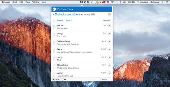 Mail+ for Outlook & Microsoft Office 365 1.7 : Main window
