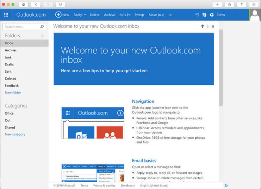 Mail Box for Outlook 1.4 : Main Window