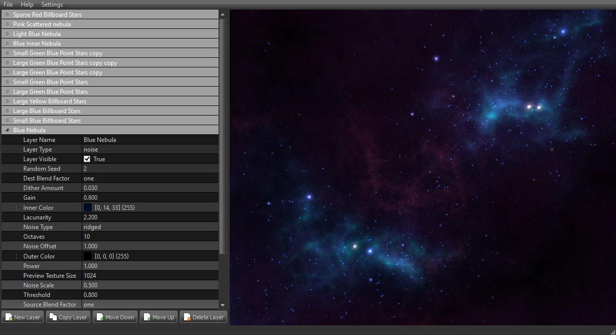 Spacescape 2.0 : Main window