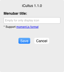iCultus 1.1 : About