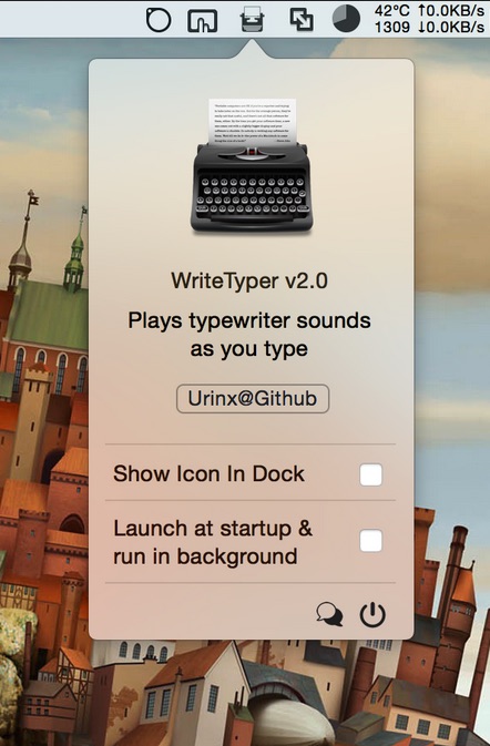 WriteTyper 2.0 : Main window