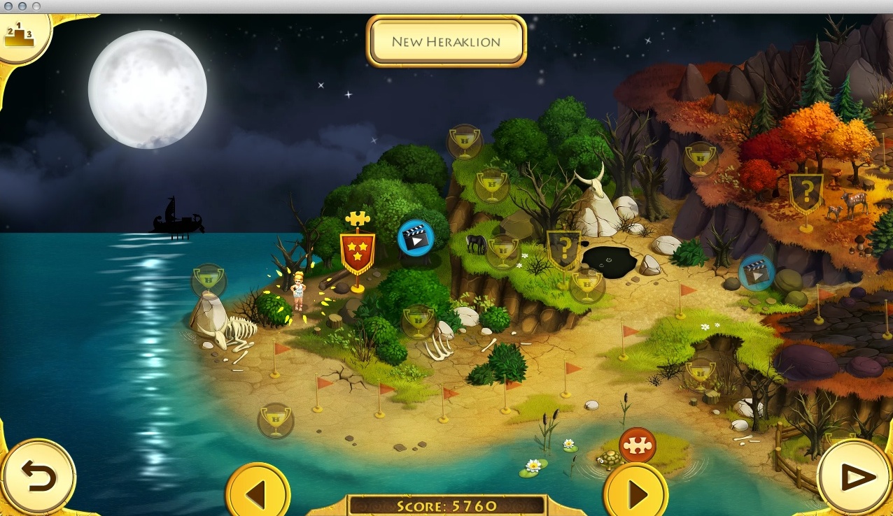 12 Labours of Hercules IV: Mother Nature Collector's Edition 1.0 : Level Map