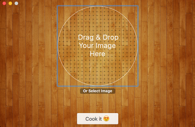 Cook App Icon 1.3 : Main window