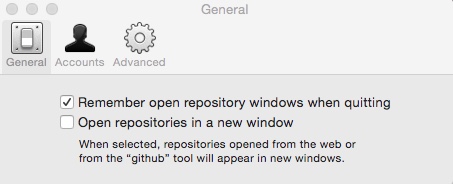 GitHub Desktop 2.8 : Preferences Window