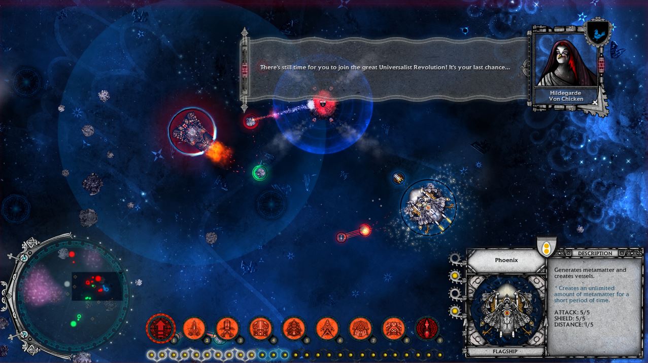 Conflicks - Revolutionary Space Battles Demo 1.0 : Game Window