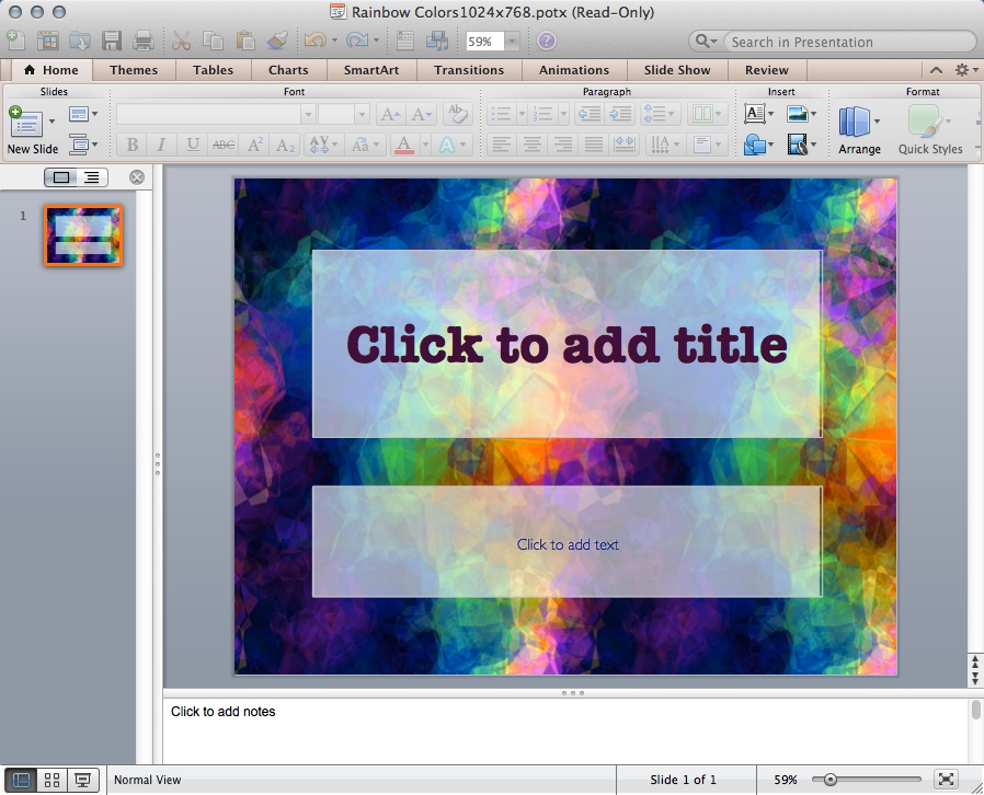 Themes for MS Office Powerpoint Presentations 1.1 : Preview Theme In Microsoft PowerPoint