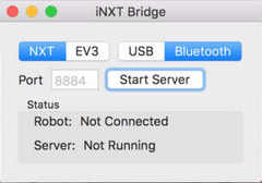 iNXT Bridge 1.0 : Main Window