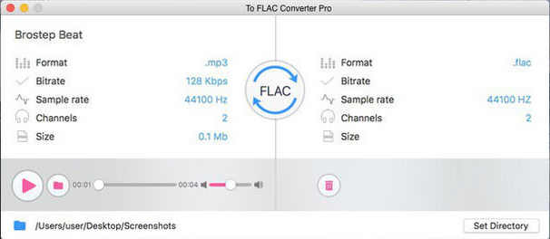 To FLAC Converter Pro 1.0 : Main Window