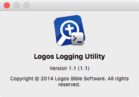 Logos Logging Utility 1.1 : Main window