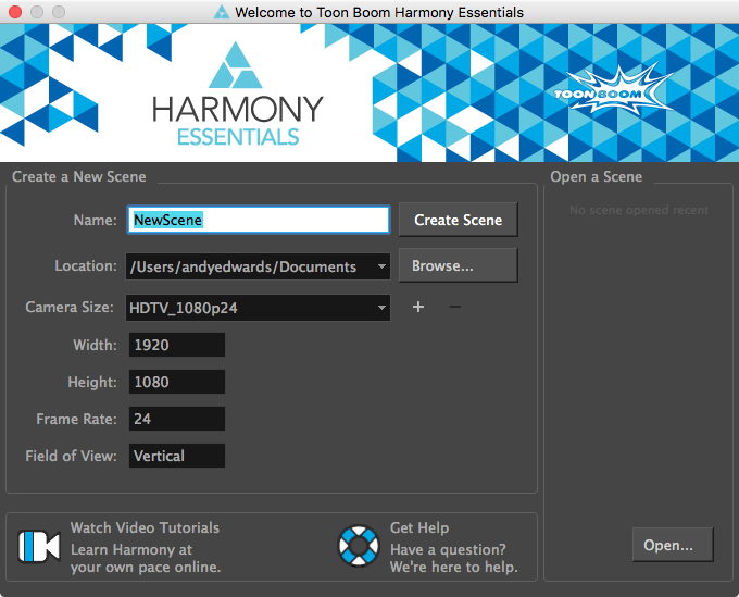 Harmony Essentials 12.2 : Main window