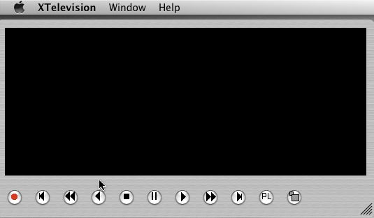 XTelevision 0.1 : Main window
