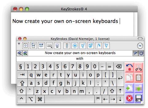 KeyStrokes 4.0 : Main window