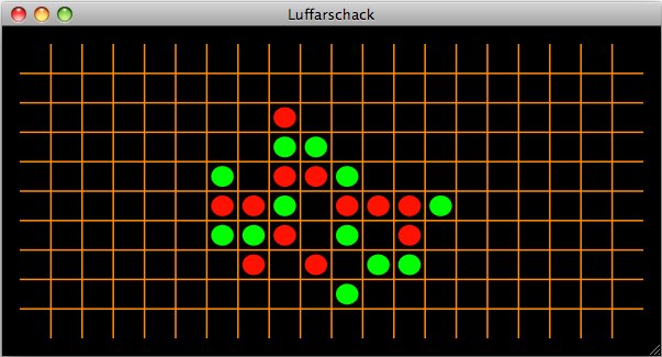 Luffarschack 2.1 : Main window