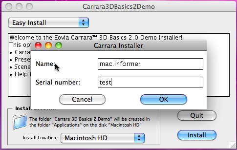 Carrara 3D Basics 2 6.1 : Main window