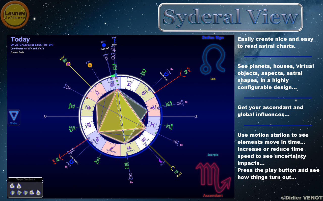 Syderal View 1.0 : Main Window