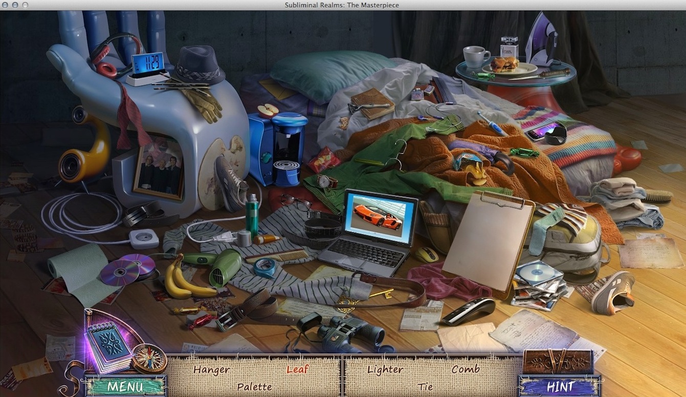 Subliminal Realms: The Masterpiece : Completing Hidden Object Mini-Game