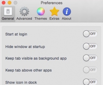 Preferences Window