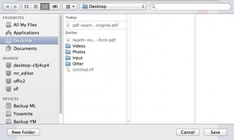 Selecting Destination Folder