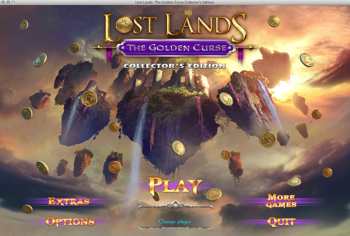 Lost Lands: The Golden Curse : Main Menu