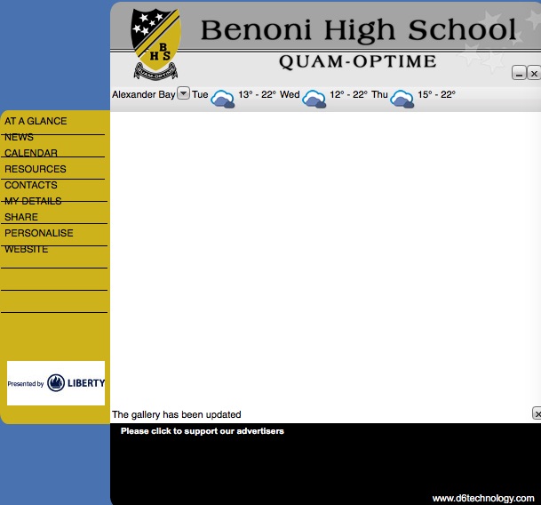 Benoni High School 3.0 : Main window