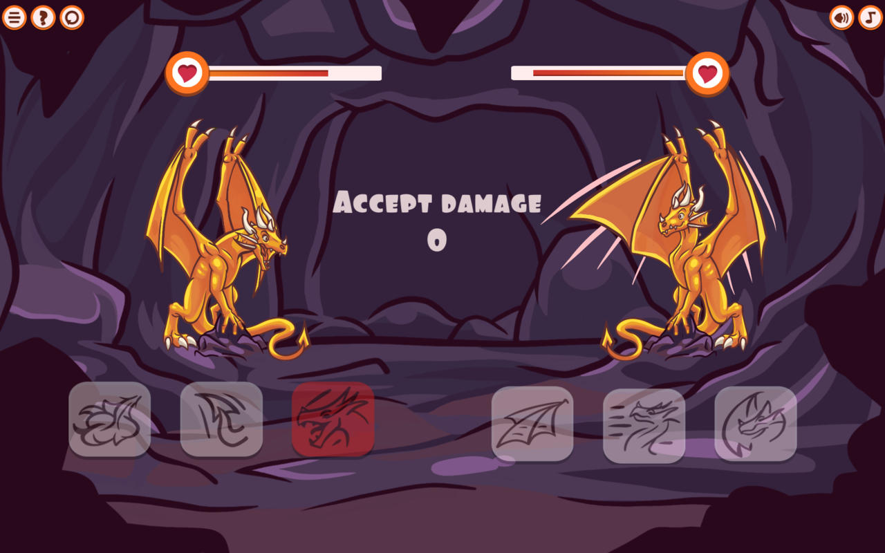 Dragon Attack - Online Challenge 1.0 : Main Window