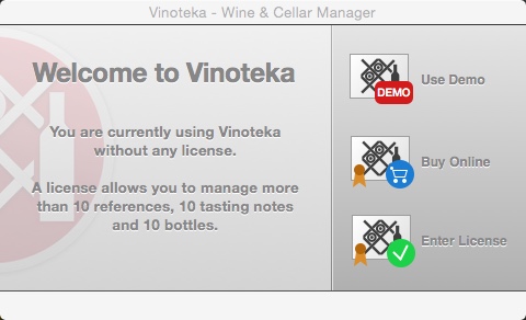 Vinoteka 3.5 : Welcome Window