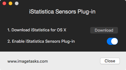 iStatistica Sensors 1.0 : Main window