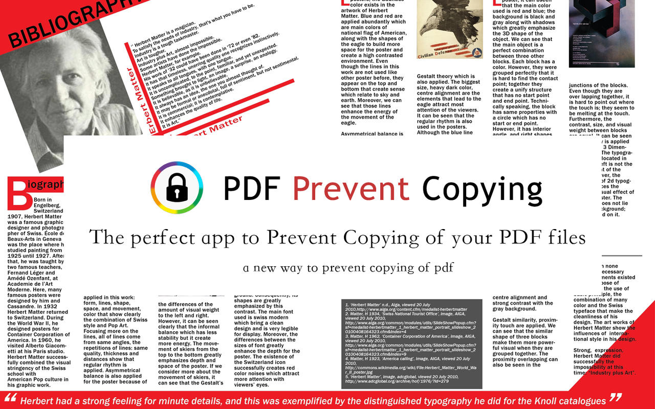 PDF Prevent Copying 1.0 : Main Window