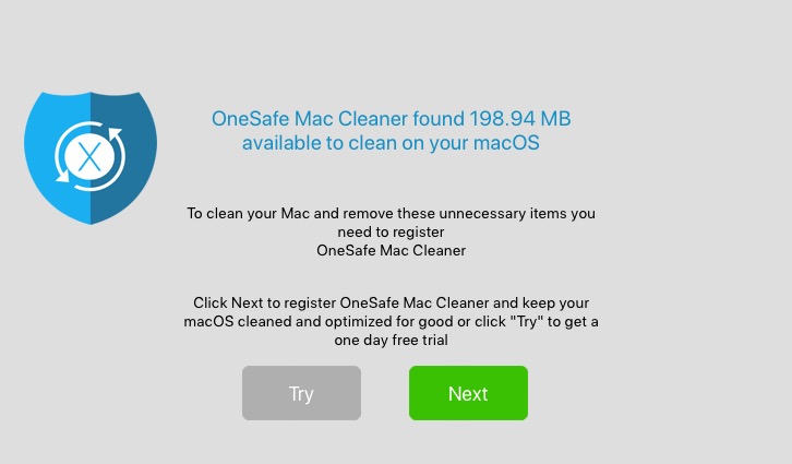 OneSafe Mac Cleaner 2.1 : Remove Items
