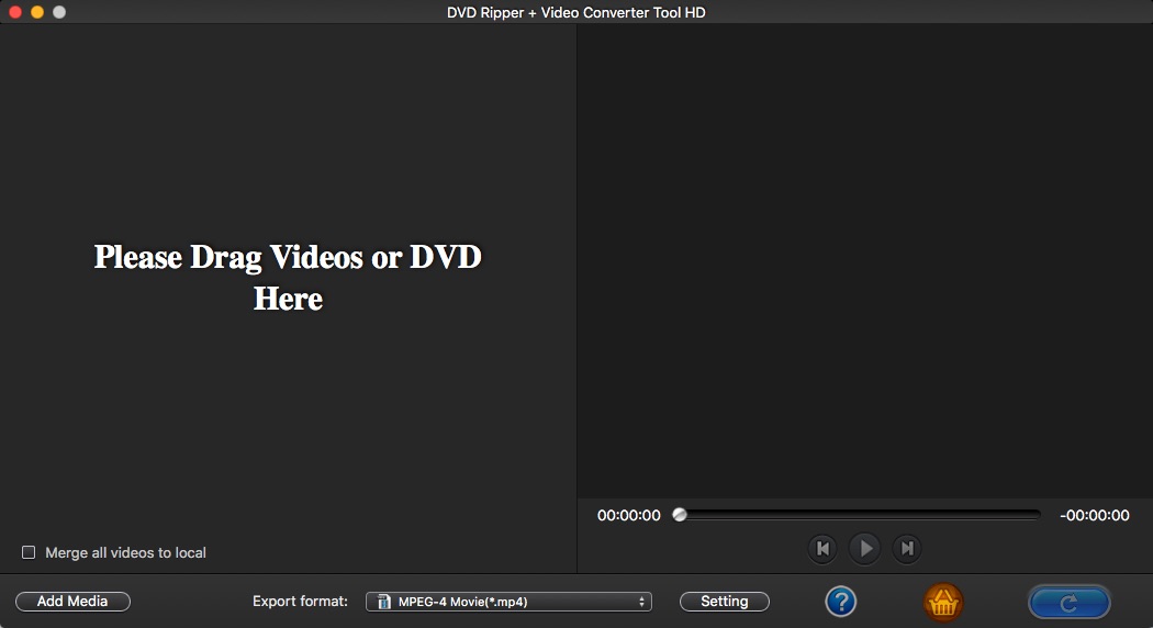 DVD Ripper + Video Converter Tool HD 3.1 : Main window