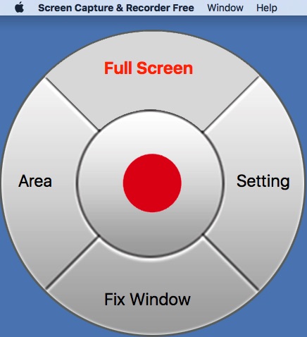 Screen Capture & Recorder Free 2.2 : Main window