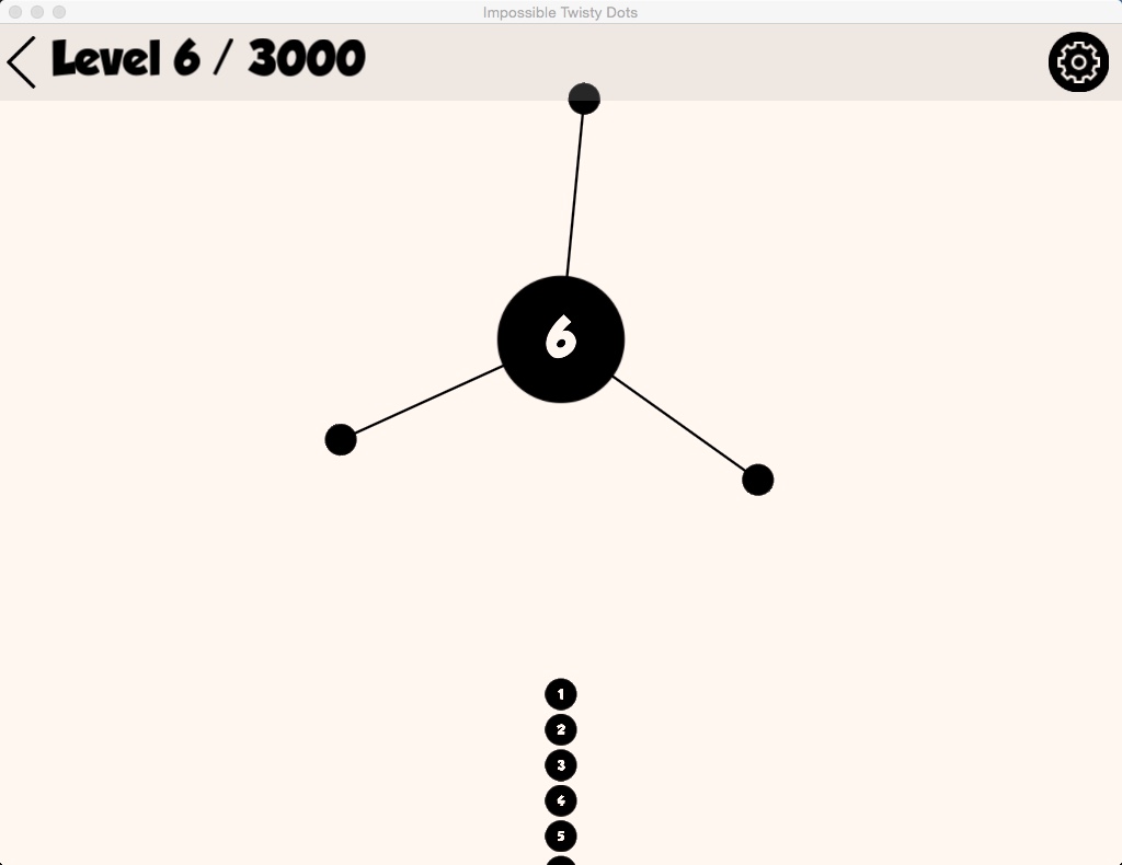 Impossible Twisty Dots 1.4 : Gameplay Window
