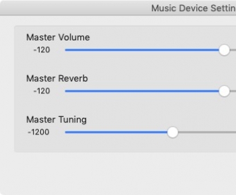 Music Device Settings