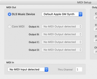 MIDI Setup