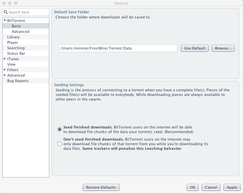old frostwire download for mac
