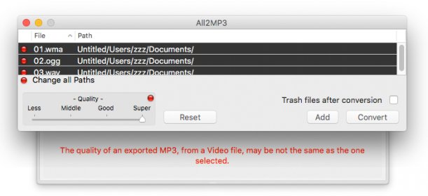 wav to mp3 for mac