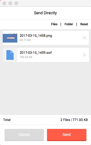 Send Anywhere 2.6 : Uploading Files