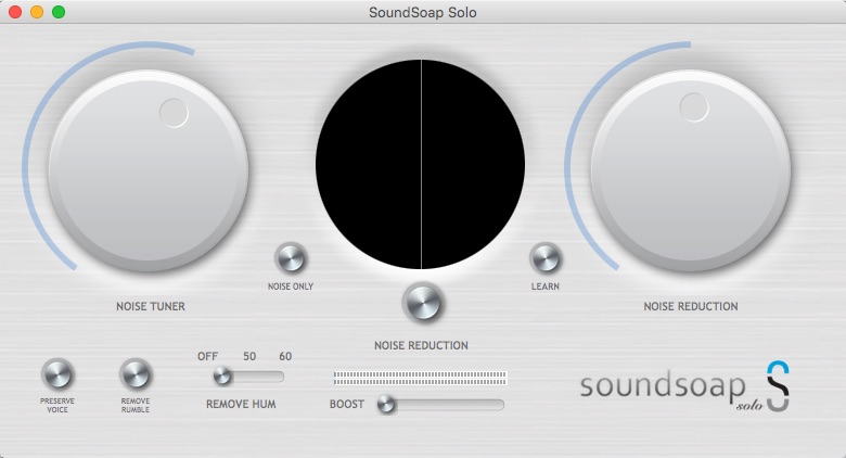 SoundSoap Solo 5.0 : Main window