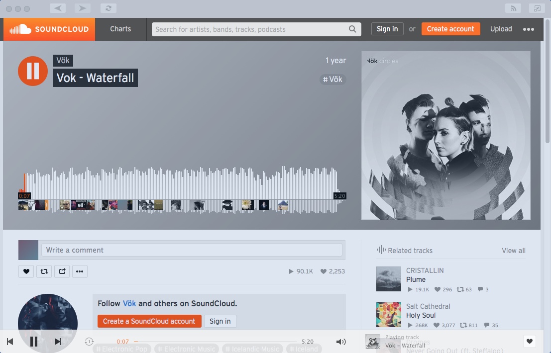 Streaming for SoundCloud 2.4 : Playing Song