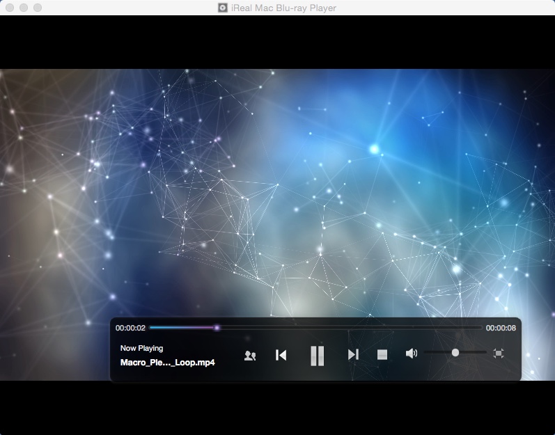 iReal Mac Blu-ray Player 3.6 : Main Window