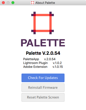 PaletteApp 2.0 : About