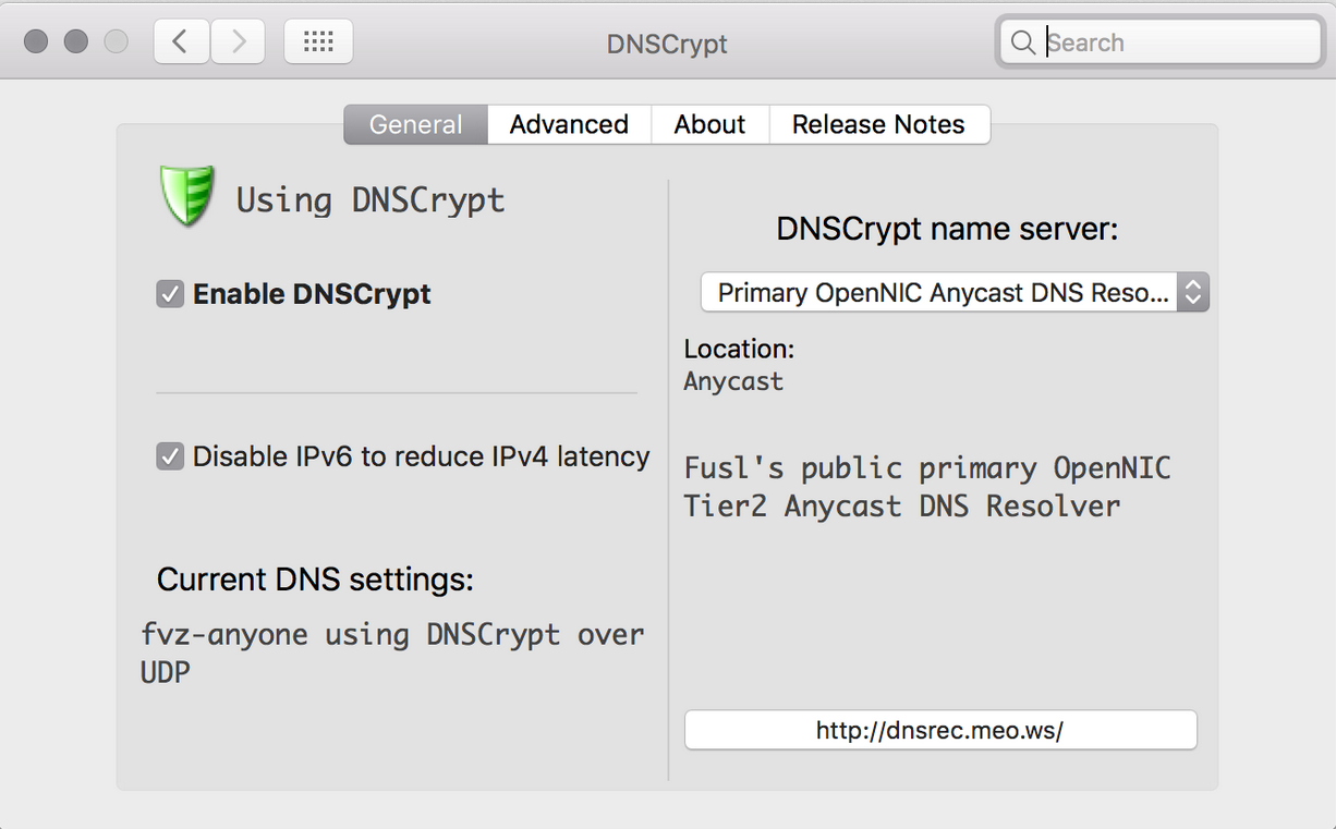 DNSCrypt 1.0 : Main image